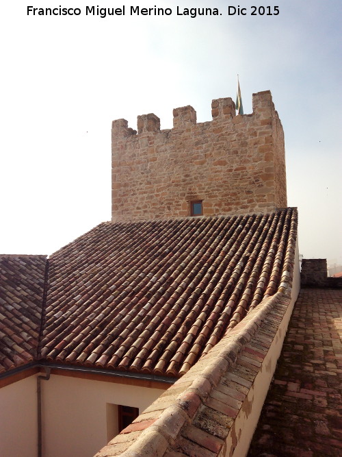 Castillo de Lopera. Alczar - Castillo de Lopera. Alczar. Tejados del alczar