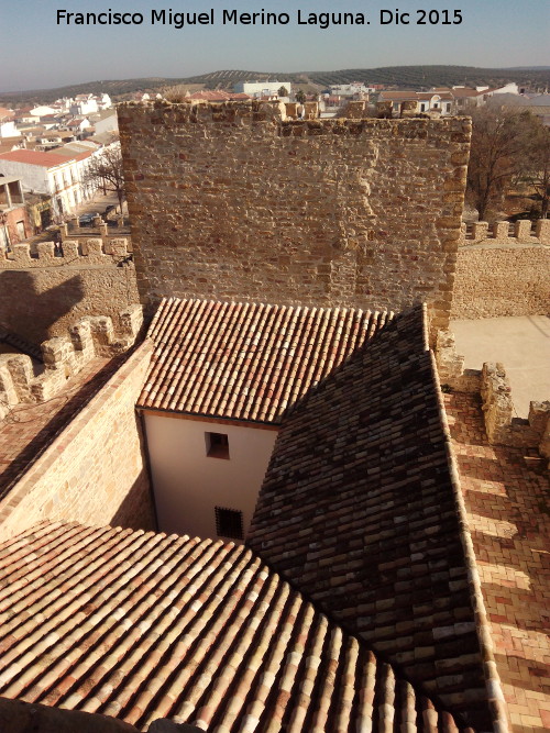 Castillo de Lopera. Alczar - Castillo de Lopera. Alczar. Desde la Torre de San Miguel