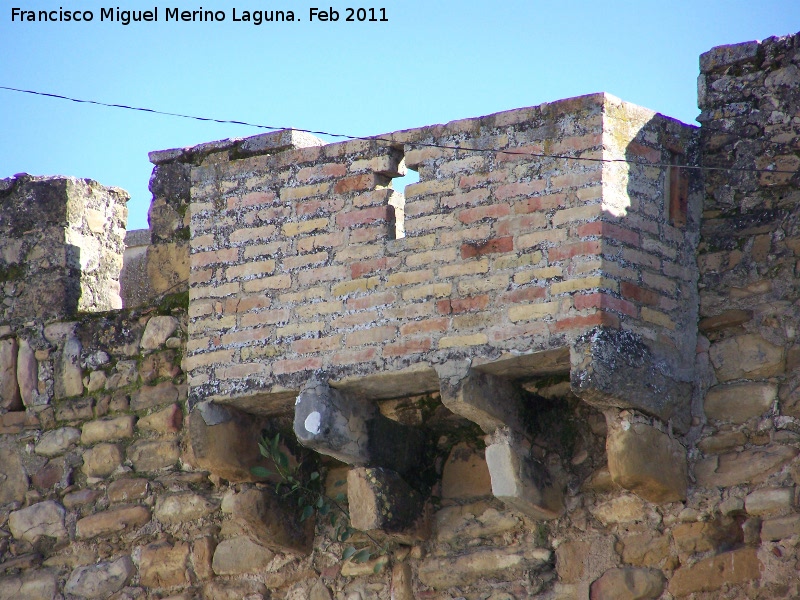 Castillo de Lopera. Puerta - Castillo de Lopera. Puerta. Matacn