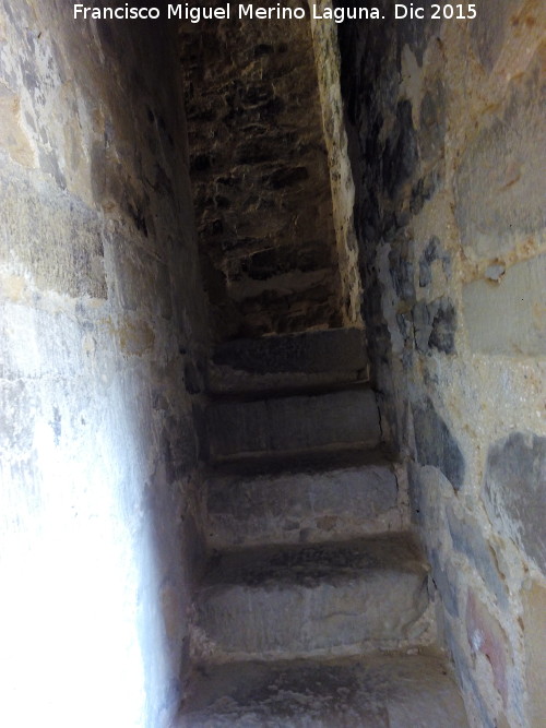 Castillo de Lopera. Torre de San Miguel - Castillo de Lopera. Torre de San Miguel. Escaleras