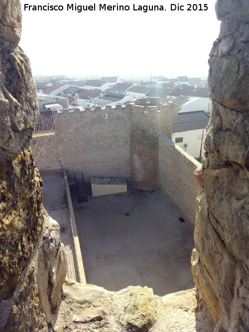 Castillo de Lopera. Pasadizo - Castillo de Lopera. Pasadizo. Donde sale el pasadizo