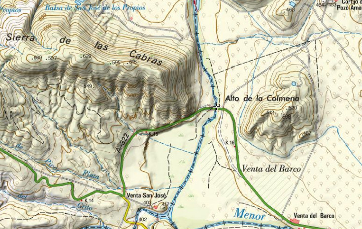 Puente de las Cabras - Puente de las Cabras. Mapa