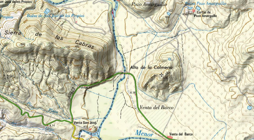Alto de la Colmena - Alto de la Colmena. Mapa