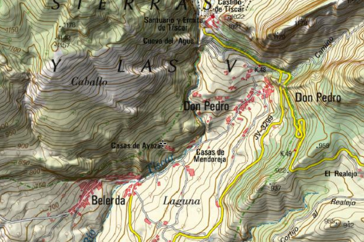 Aldea Casas de Ayozar - Aldea Casas de Ayozar. Mapa