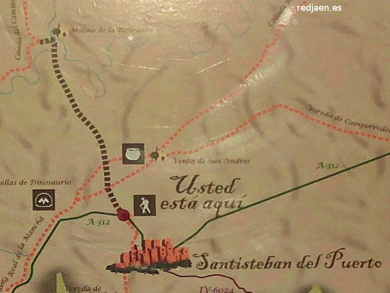 Cordel de la Majada de las Higueras - Cordel de la Majada de las Higueras. Mapa