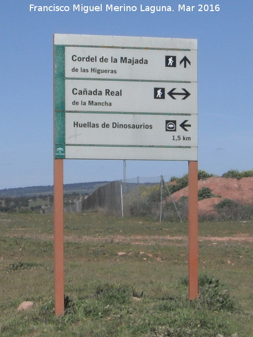 Cordel de la Majada de las Higueras - Cordel de la Majada de las Higueras. Cartel