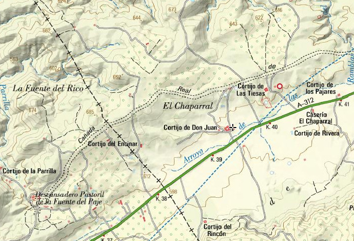 Cortijo de La Sagastina - Cortijo de La Sagastina. Mapa
