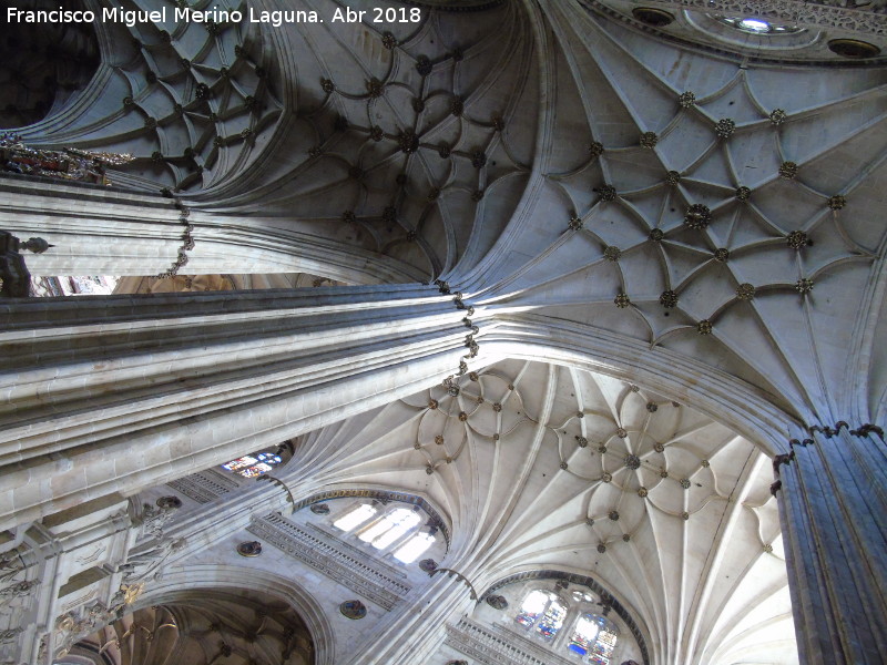 Bveda de crucera - Bveda de crucera. Catedral Nueva de Salamanca