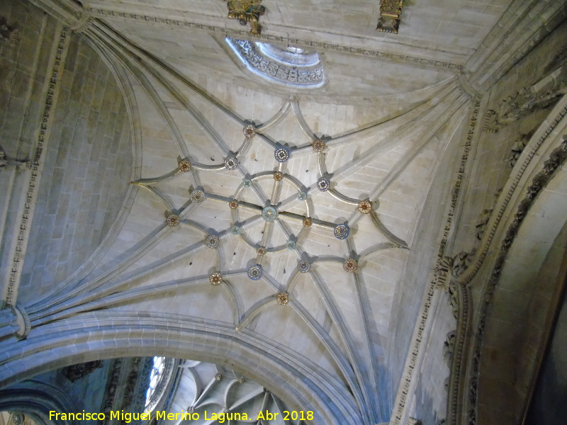 Bveda de crucera - Bveda de crucera. Catedral Nueva de Salamanca