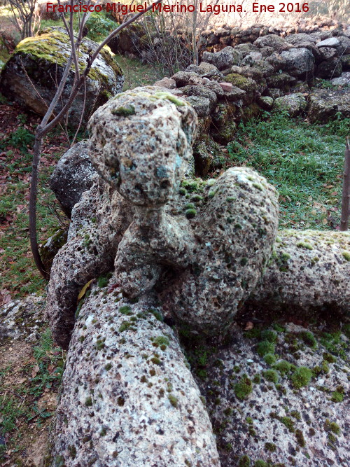 Esculturas de los Tajos de San Marcos - Esculturas de los Tajos de San Marcos. Detalle de la serpiente