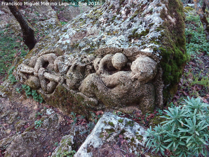 Esculturas de los Tajos de San Marcos - Esculturas de los Tajos de San Marcos. Escultura de las escaleras