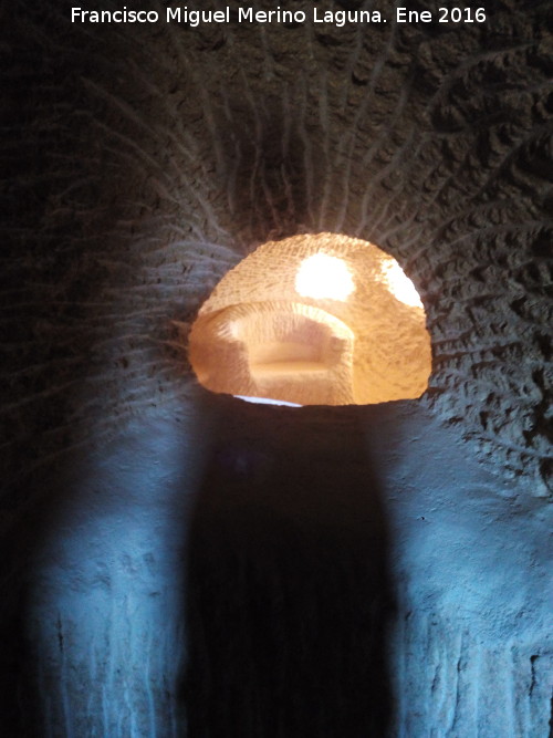 Casa Cueva de la Roca - Casa Cueva de la Roca. Ventana interior