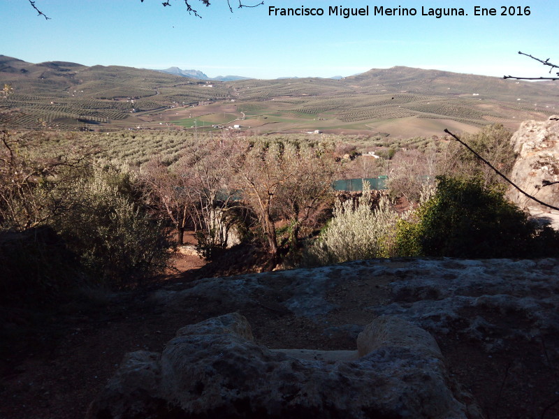 Silla del Tajo del Hacha - Silla del Tajo del Hacha. Vistas