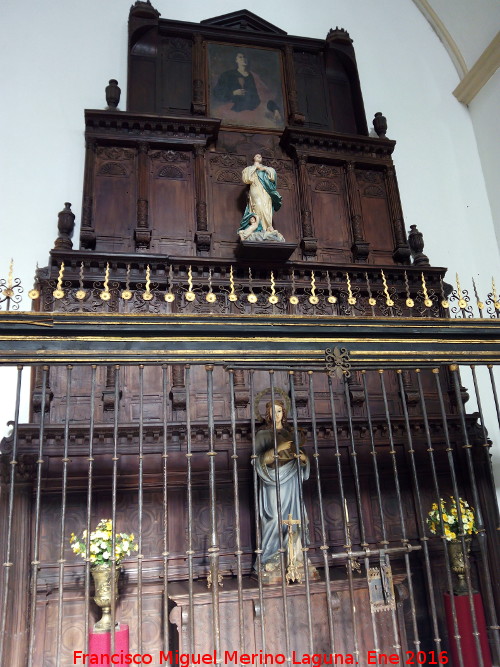 Catedral de Baeza. Capilla de Santa Cecilia - Catedral de Baeza. Capilla de Santa Cecilia. 