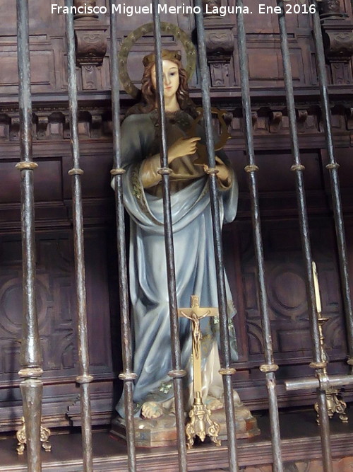 Catedral de Baeza. Capilla de Santa Cecilia - Catedral de Baeza. Capilla de Santa Cecilia. Santa Cecilia