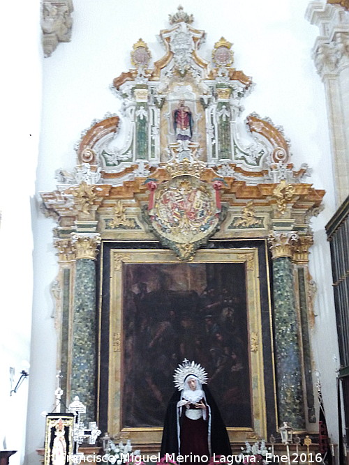 Catedral de Baeza. Capilla de los Quesada - Catedral de Baeza. Capilla de los Quesada. Retablo