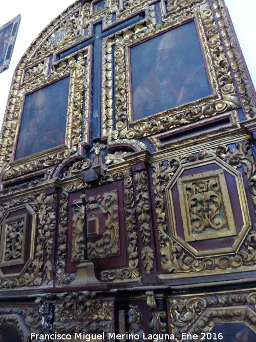 Catedral de Baeza. Capilla del Lignum Crucis - Catedral de Baeza. Capilla del Lignum Crucis. Retablo