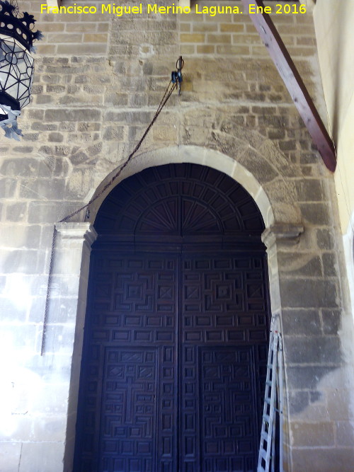 Catedral de Baeza. Puerta de San Andrs - Catedral de Baeza. Puerta de San Andrs. Desde el claustro