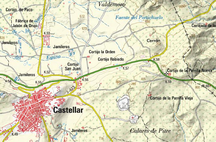 Cortijo de la Parrilla Nueva - Cortijo de la Parrilla Nueva. Mapa