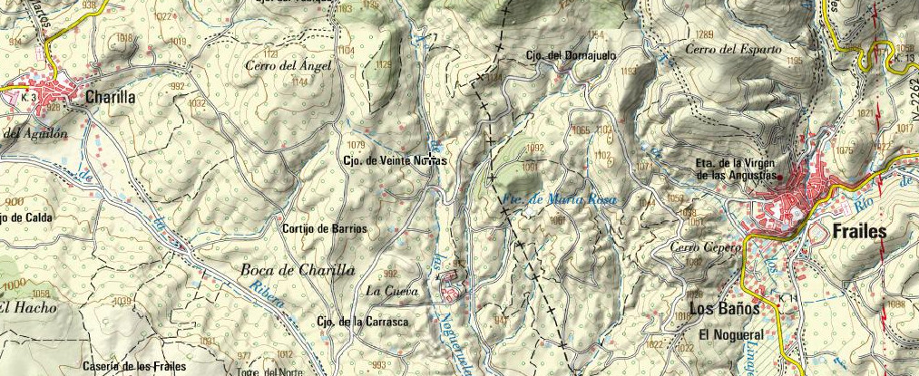 Fuente de las Veinte Novias - Fuente de las Veinte Novias. Mapa