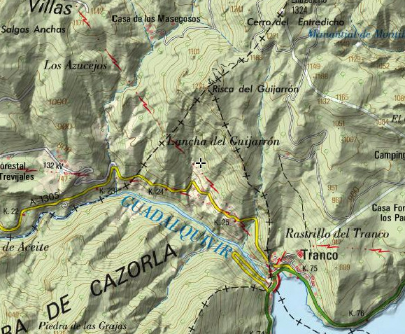 Cortijo de la Loma del Guijarrn - Cortijo de la Loma del Guijarrn. Mapa