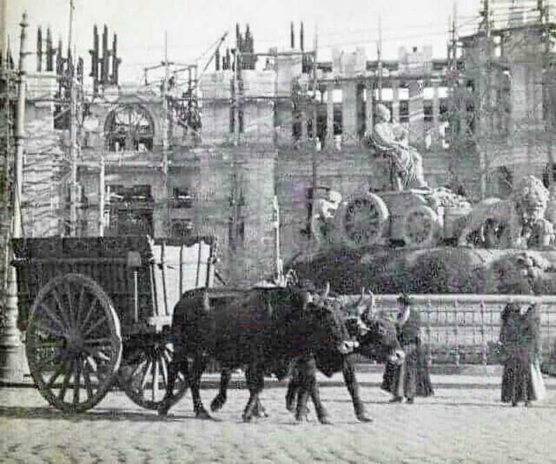 Fuente de Cibeles - Fuente de Cibeles. 1907-1919