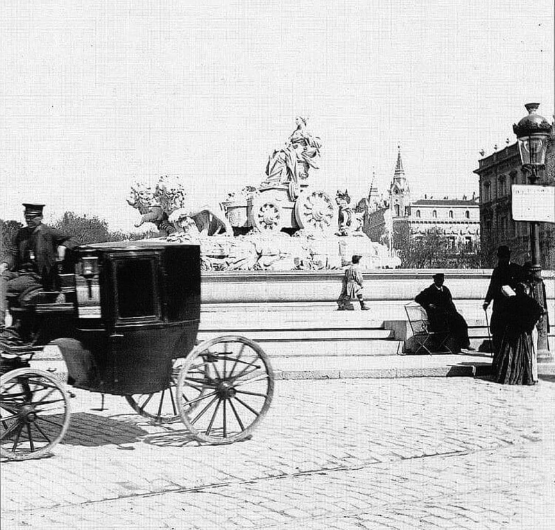 Fuente de Cibeles - Fuente de Cibeles. 1900