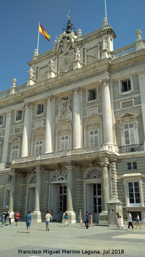 Palacio Real - Palacio Real. Portada sur