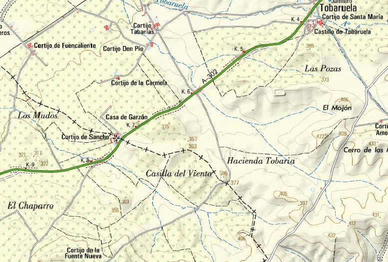 Cortijo Sancho - Cortijo Sancho. Mapa