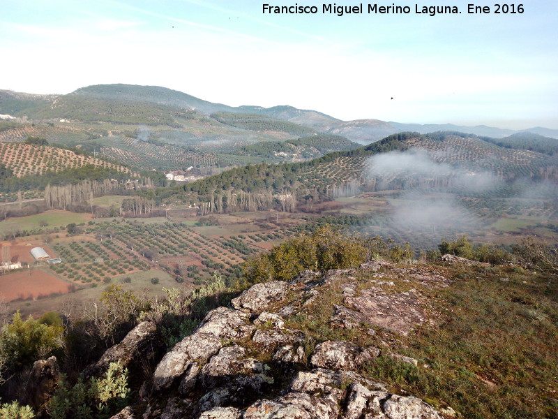 Cerro Cortijillo - Cerro Cortijillo. Vistas hacia Aldea Carrasco