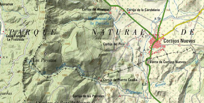 Los Poyatos - Los Poyatos. Mapa
