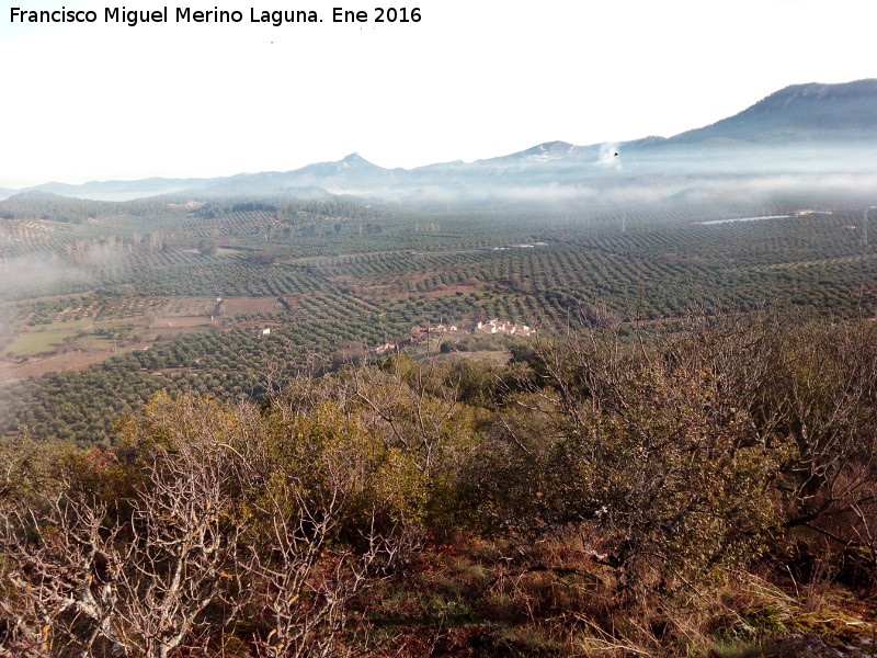 Aldea Guatamarta - Aldea Guatamarta. Desde el Cerro Cortijillo