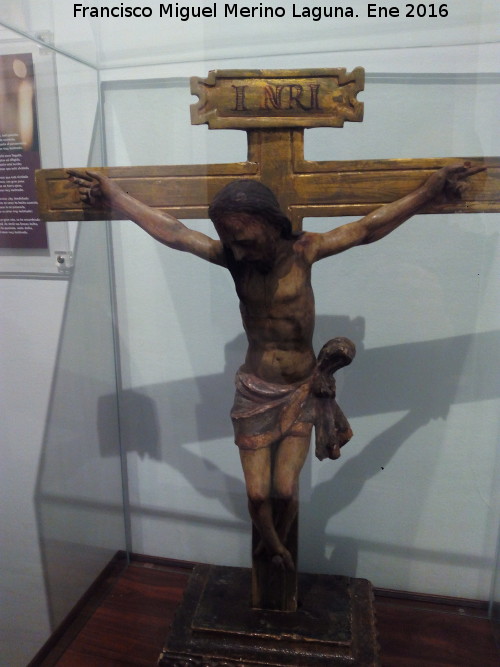Convento de Ntra Sra del Carmen - Convento de Ntra Sra del Carmen. Cristo Crucificado. Siglo XVI. Museo de San Juan de la Cruz - Úbeda