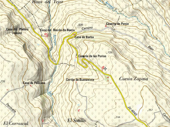 Cortijo Romacho - Cortijo Romacho. Mapa