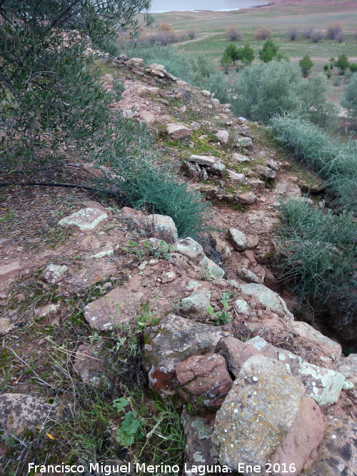 Poblado fortificado del Guadaln - Poblado fortificado del Guadaln. Bastin