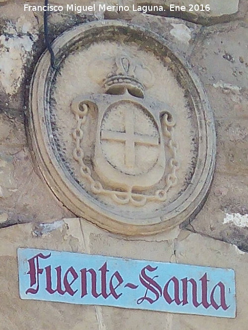 Fuente Santa - Fuente Santa. Escudo
