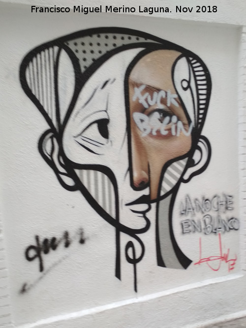 Calle Muralla - Calle Muralla. Graffiti desaparecido de Belin