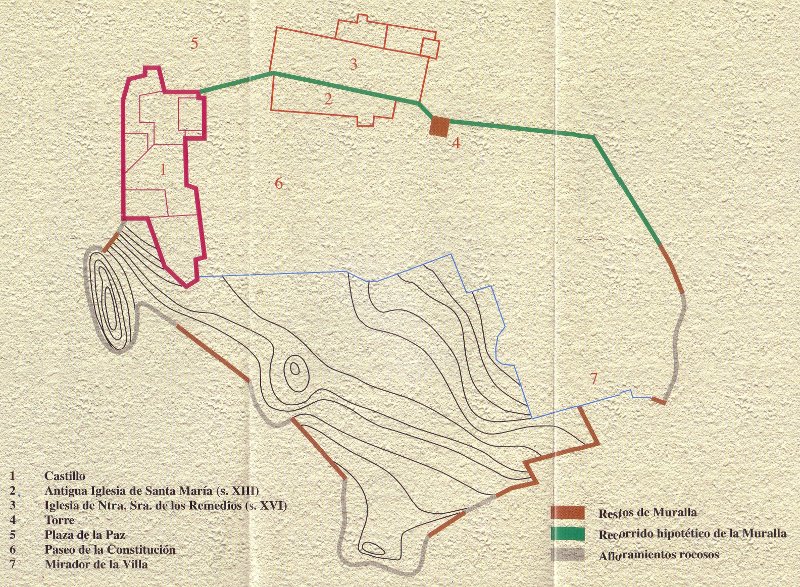 Restos de la Iglesia de Santa Mara - Restos de la Iglesia de Santa Mara. Plano