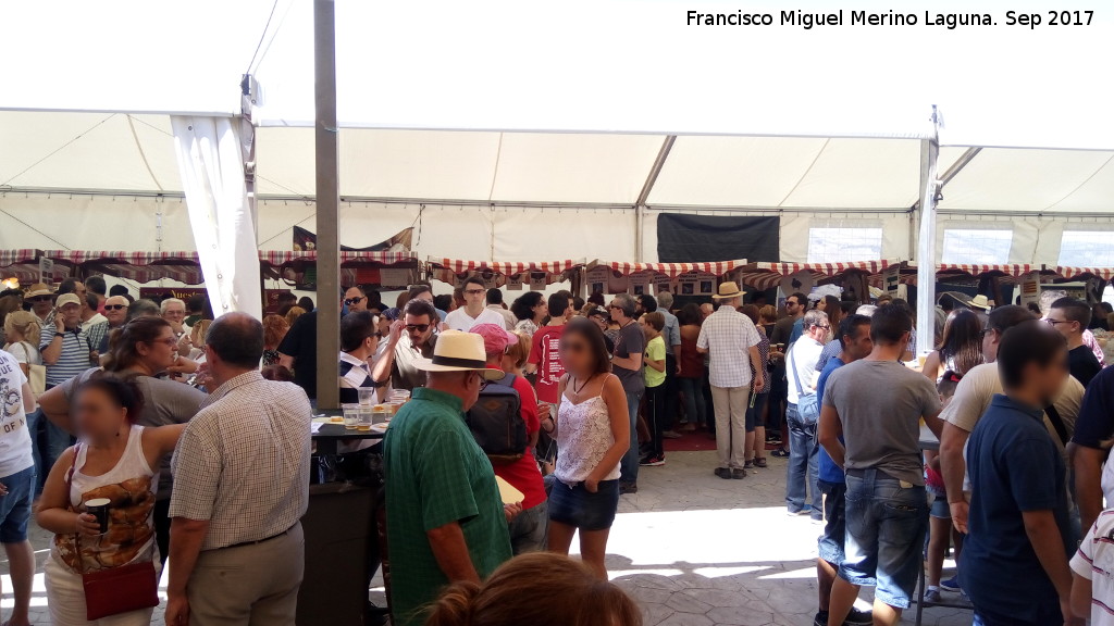 Plaza de la Constitucin - Plaza de la Constitucin. Durante la Feria del Queso