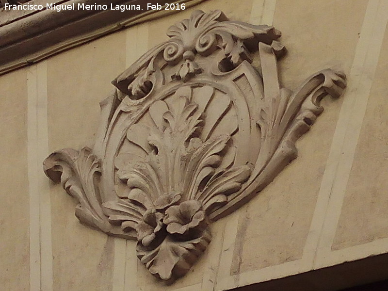 Casa de la Calle Ancha n 29 - Casa de la Calle Ancha n 29. Relieve decorativo