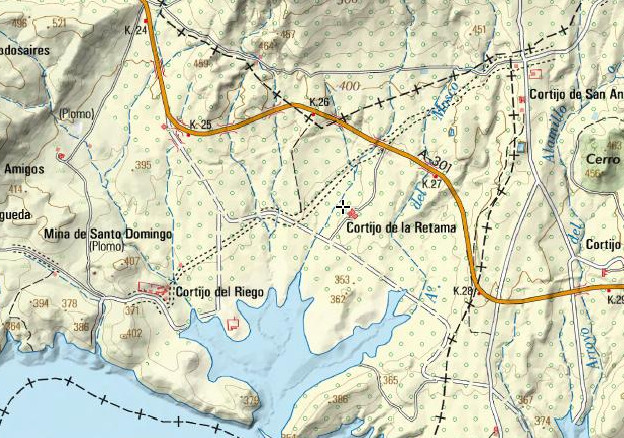 Cortijo del Comendador - Cortijo del Comendador. Mapa