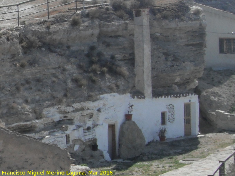 Casas Cueva de Galera - Casas Cueva de Galera. Bajo el castillo