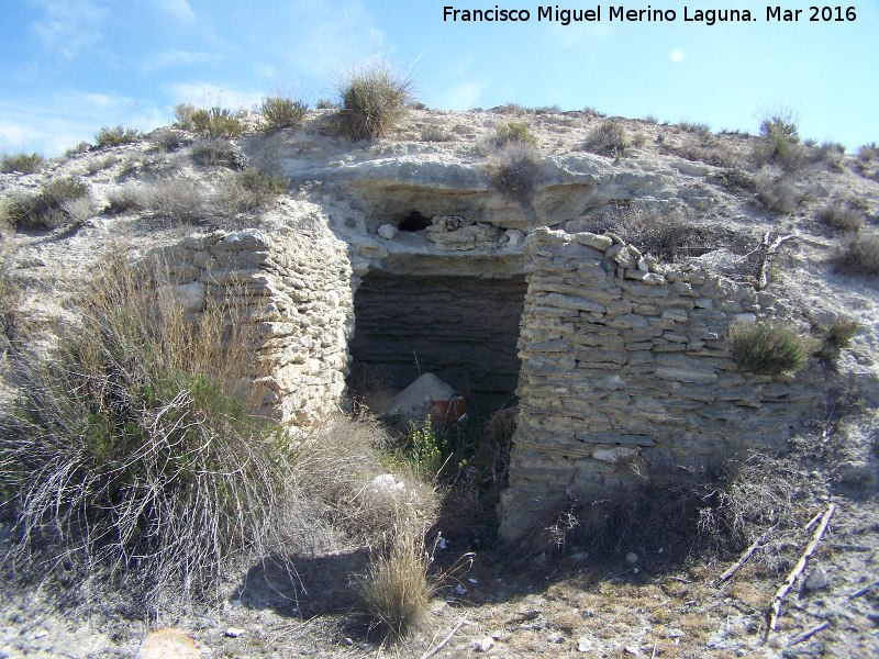 Casas Cueva de Galera - Casas Cueva de Galera. En la Zona I de la Necrpolis Ibrica de Ttugi