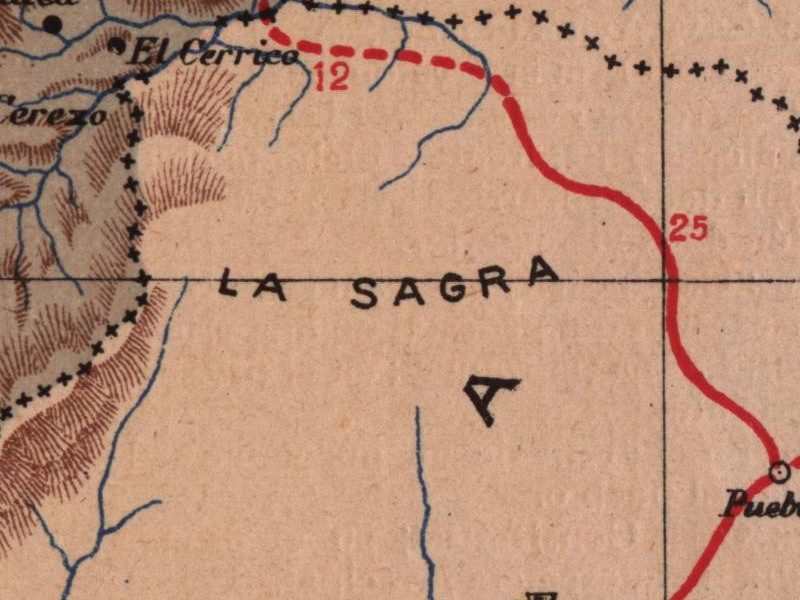 La Sagra - La Sagra. Mapa 1901
