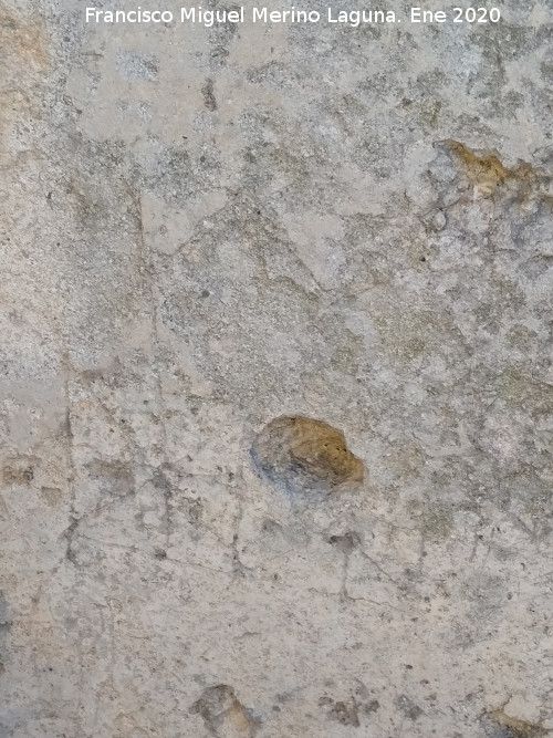 Castillo de Oti�ar. Aljibe - Castillo de Oti�ar. Aljibe. Alquerque