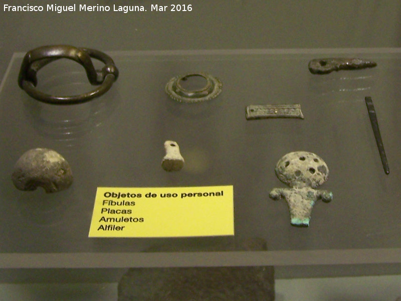 Museo Arqueolgico de Galera - Museo Arqueolgico de Galera. Objetos de uso personal romanos