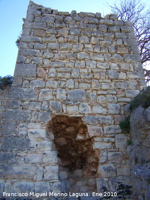 Castillo de Otiar. Torren Oeste del Alcazarejo - Castillo de Otiar. Torren Oeste del Alcazarejo. 