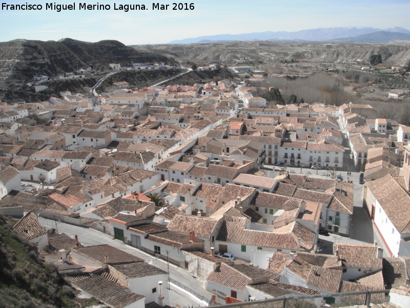 Castillo de Galera - Castillo de Galera. Vistas