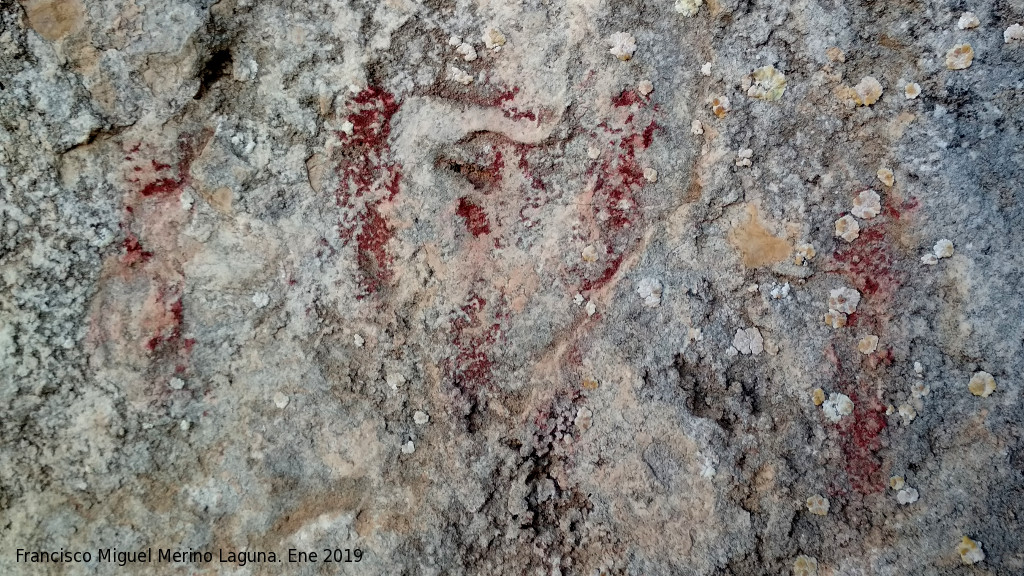 Pinturas rupestres de la Pea II - Pinturas rupestres de la Pea II. Barras