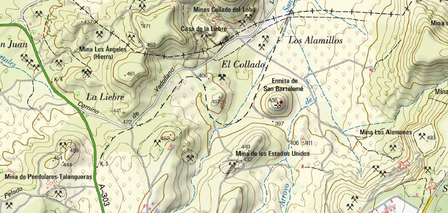 Ermita de San Bartolom - Ermita de San Bartolom. Mapa